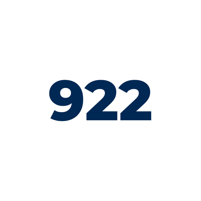 Icon of the number 922
