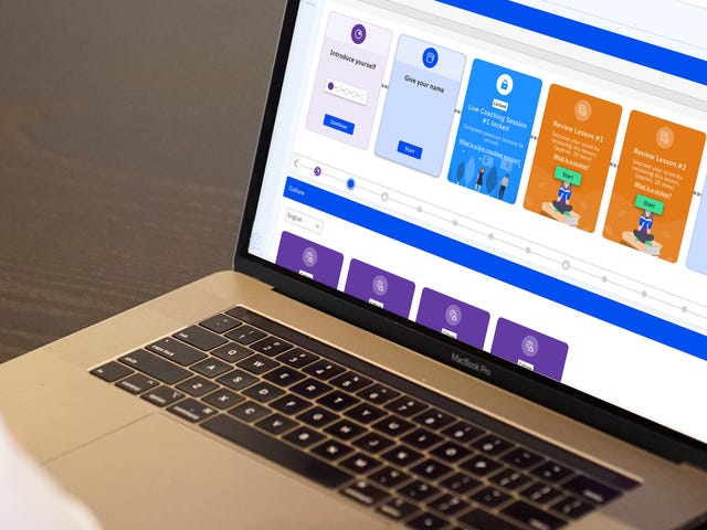 Autoaprendizagem de idiomas acontece em plataforma de ensino.