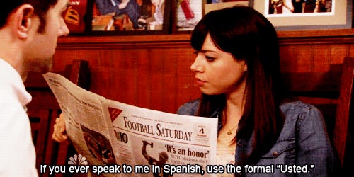 Verbos e pronomes em espanhol