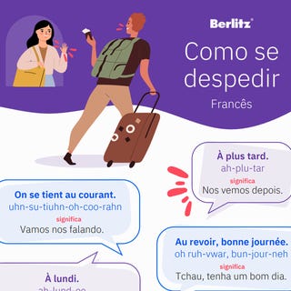 Tchau em francês: 45 maneiras úteis de se despedir| Berlitz Tchau em francês: 45 maneiras úteis de se despedir| Berlitz