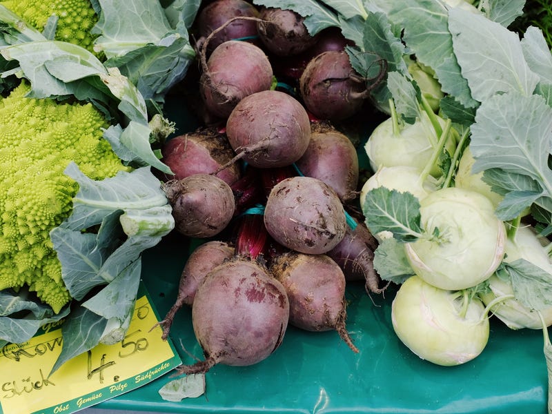 verduras e legumes em francês