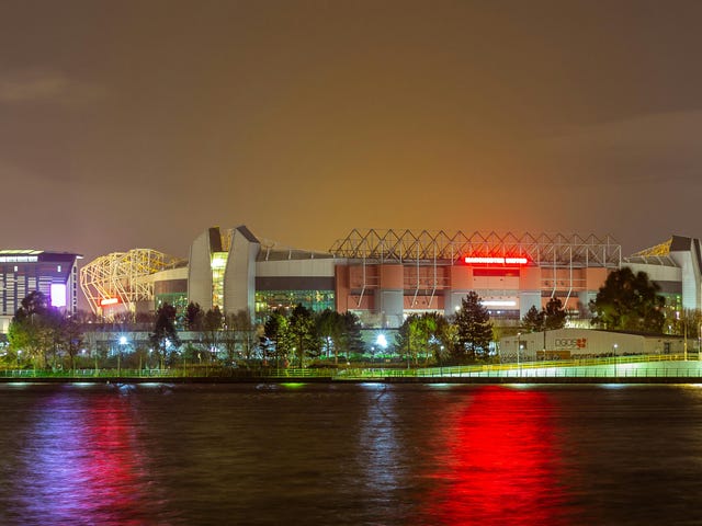 Vista aérea de Manchester para estudantes de intercâmbio que querem visitar o estádio de futebol.