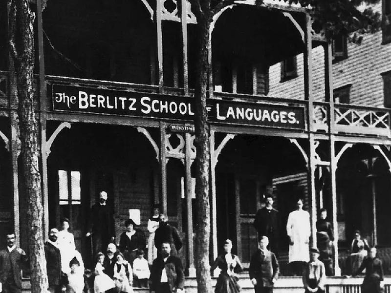 história do berlitz