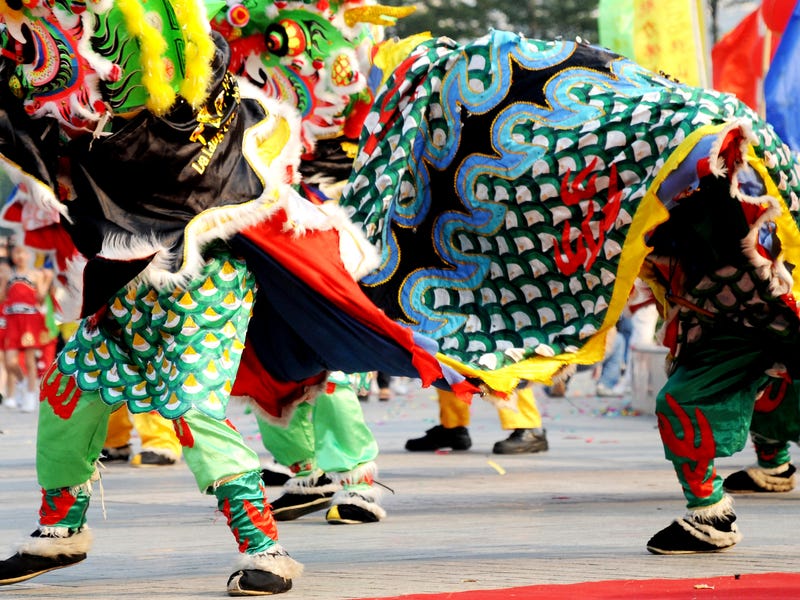 Imagem de festival típico de Hong Kong.