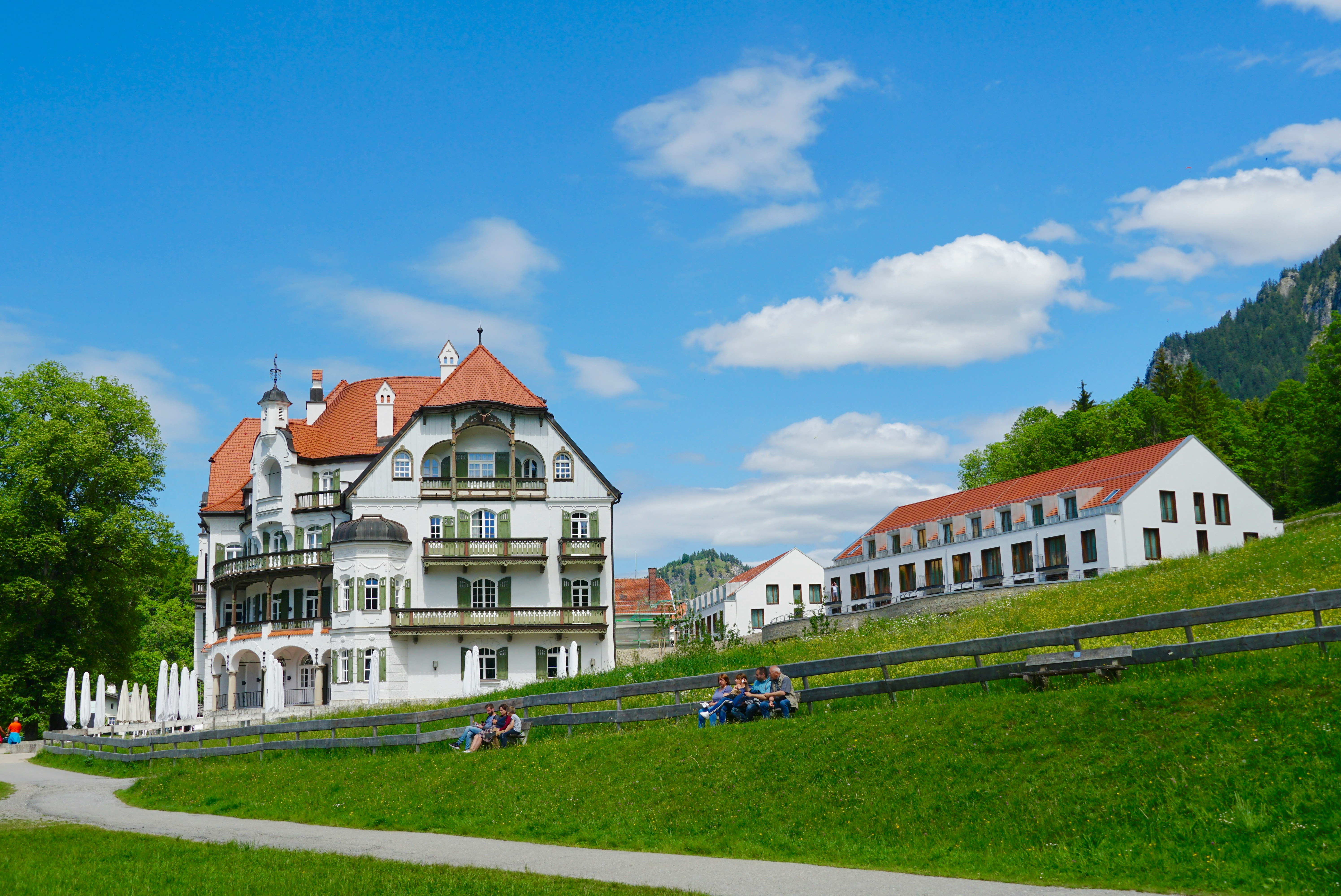 Casa estilo alemão no interior da Alemanha