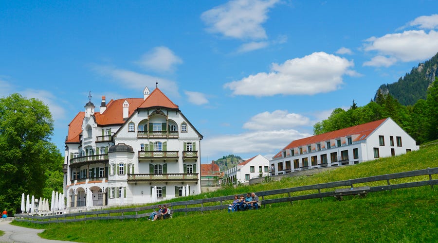 Casa estilo alemão no interior da Alemanha