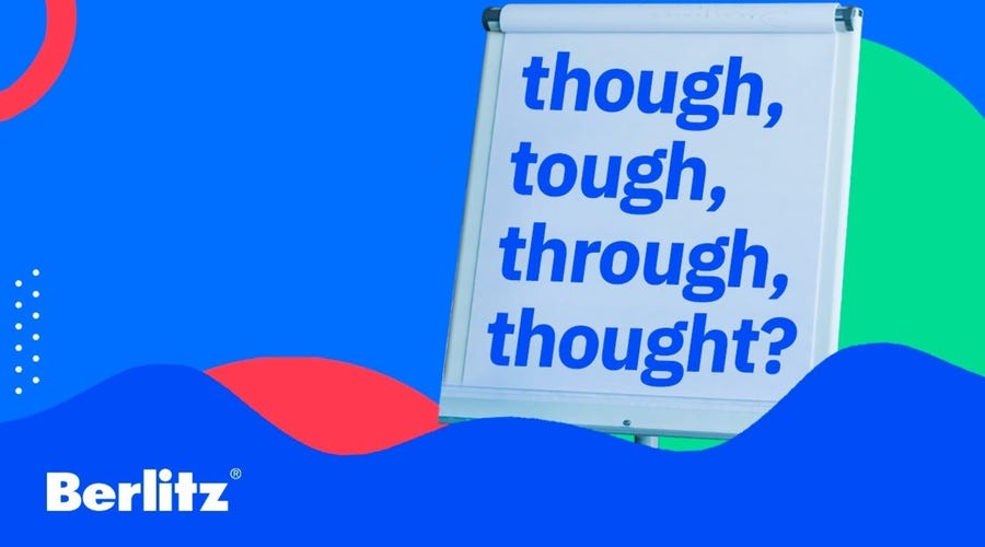 Saiba a diferença entre as palavras parecidas em inglês though thought tough through thorough.