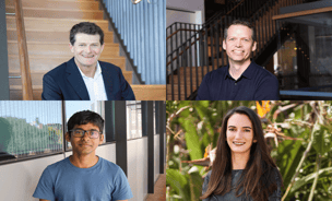 Clockwise from top left: Professor Chris Goodnow, Professor Daniel MacArthur, Dr Alicia Byrne and Dr Hasindu Gamaarachchi