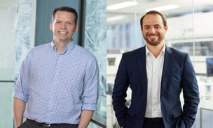 From left: Professor Daniel MacArthur and Professor Joseph Powell