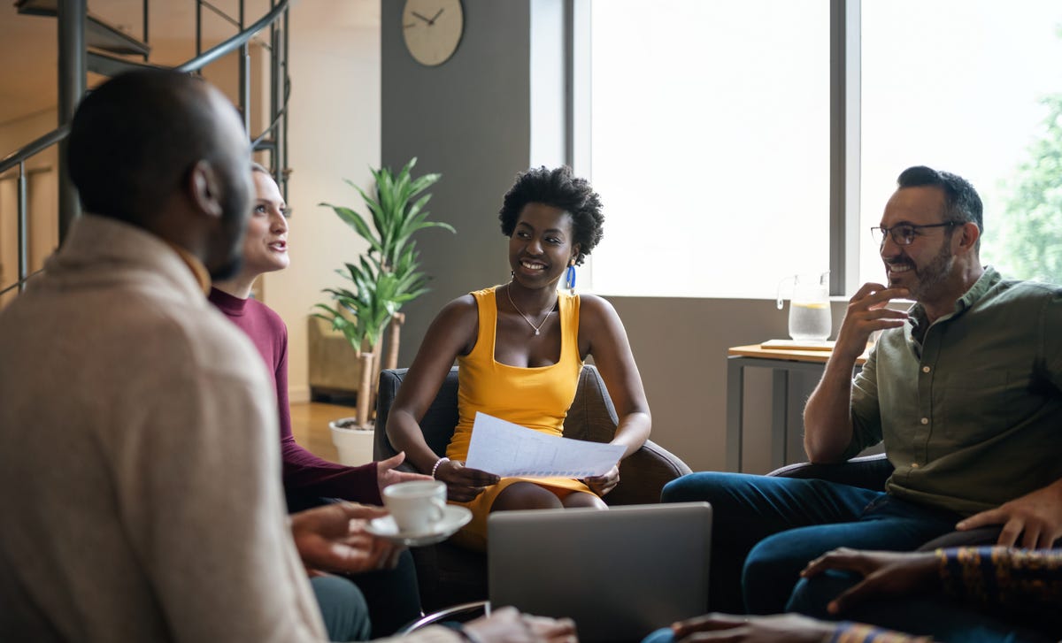 Students attending a language courses with Berlitz in the Al-Ahsa region