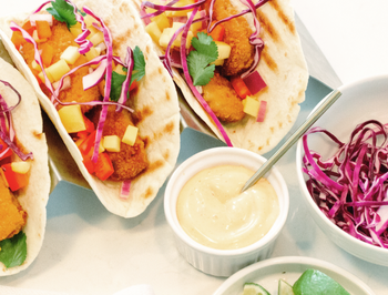 Mango Salsa Fish Tacos