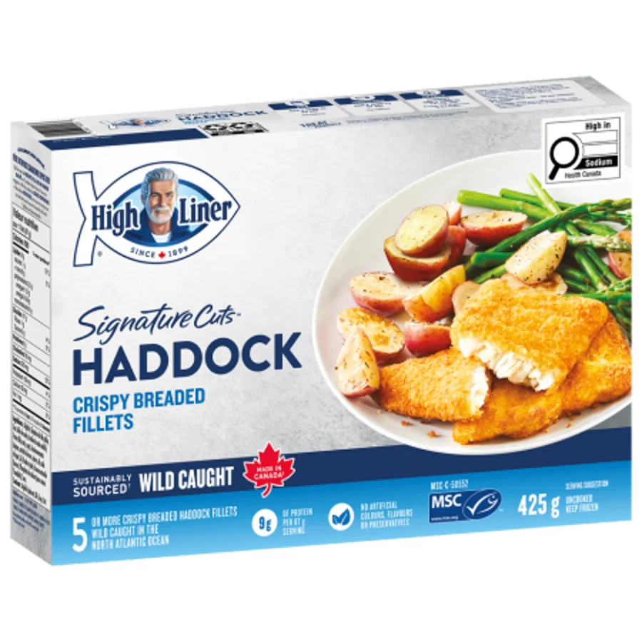 Haddock Fish Sticks High Liner® premium haddock fillets are wrapped in a crunchy golden ...