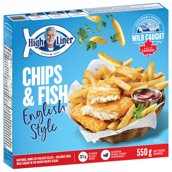 English Style Chips & Fish
