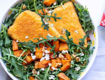 Roasted Sweet Potato & Arugula Salad