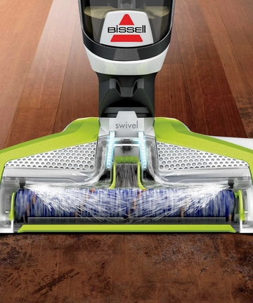 Brush Roll Spraying and vacuuming on hard flooring