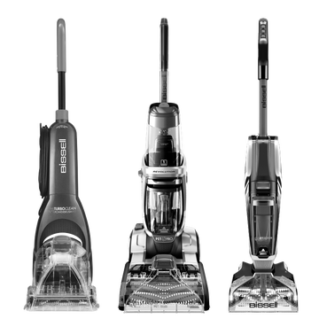 3 BISSELL Upright Carpet Cleaners.