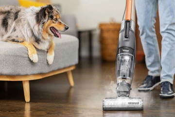 CrossWave HydroSteam cleaning hard flooring