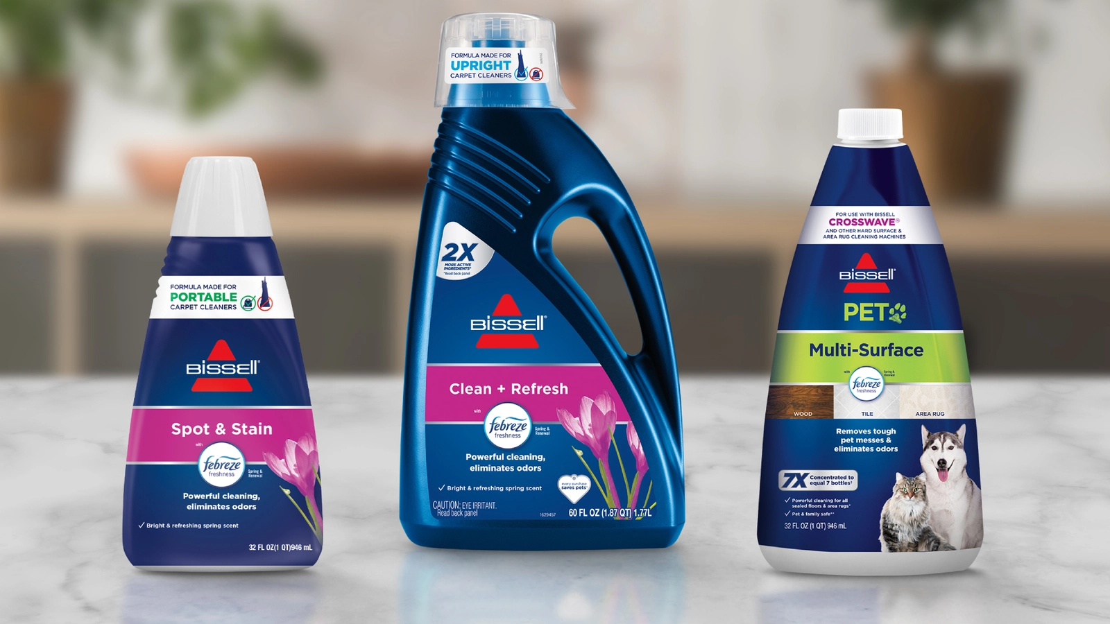 Upholstery Cleaners & Carpet Shampoos with Febreze