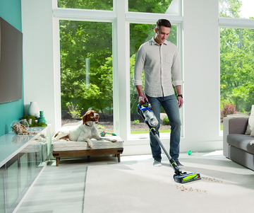 CleanView Pet Slim Cordless Stick Vac Vacuuming Area Rug