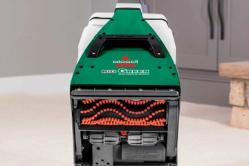 Bottom of the Big Green Msachine Carpet Cleaner showing brush rolls.