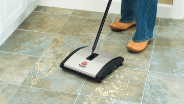 Natural Sweep® Sweeper sweeping hard flooring.