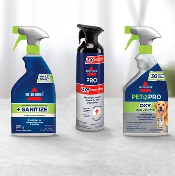 BISSELL® formulas lift even the toughest stains