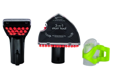 Little Green ProHeat Portable Cleaner specialized tool attachments. 
