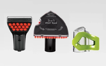 Little Green ProHeat Portable Cleaner specialized tool attachments. 