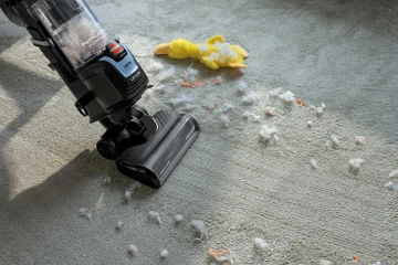 Vacuuming Toy Stuffing from carpet