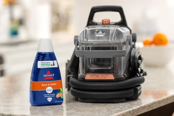 Febreze Gain Spot and Stain along side Little Green HydroSteam
