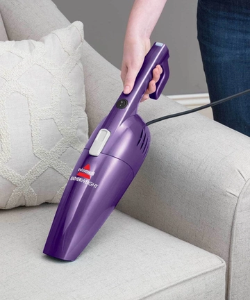 Using FeatherWeight Stick Vac as a hand vac to vacuum couch cushion