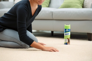 Person touching soft carpet.