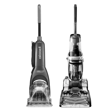 TurboClean and ProHeat 2X Revolution Upright Carpet Cleaners.