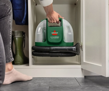 Little Green Mini stored in back closet