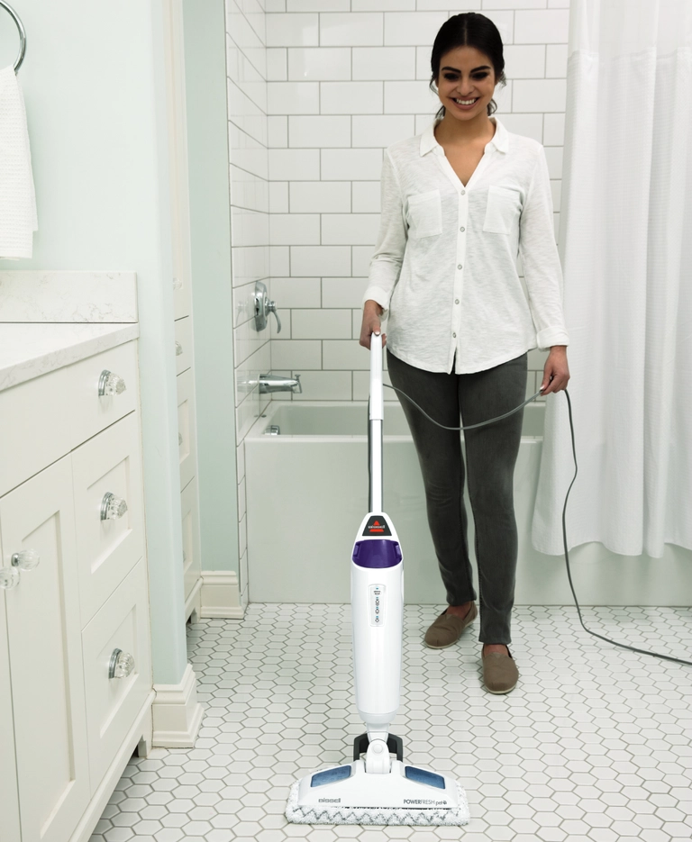 PowerFresh® Pet Scrubbing & Sanitizing Steam Mop BISSELL®