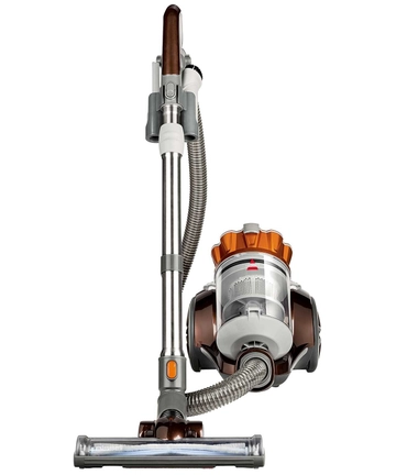 Hard Floor Expert Canister Vacuum ready to store. 