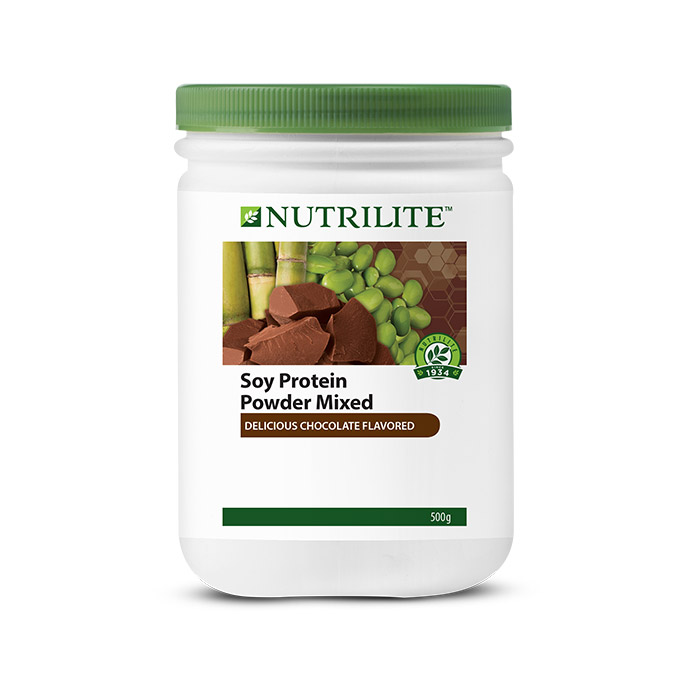 Nutrilite Soy Protein Powder Mixed (Delicious Chocolate Flavored) 500g