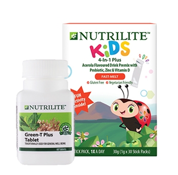Nutrilite Kids 4-in-1 Plus & Nutrilite Green-T Plus Tablet