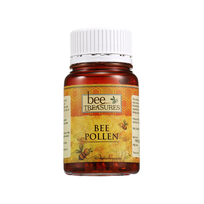 Bee Treasures Bee Pollen (60 veg cap)