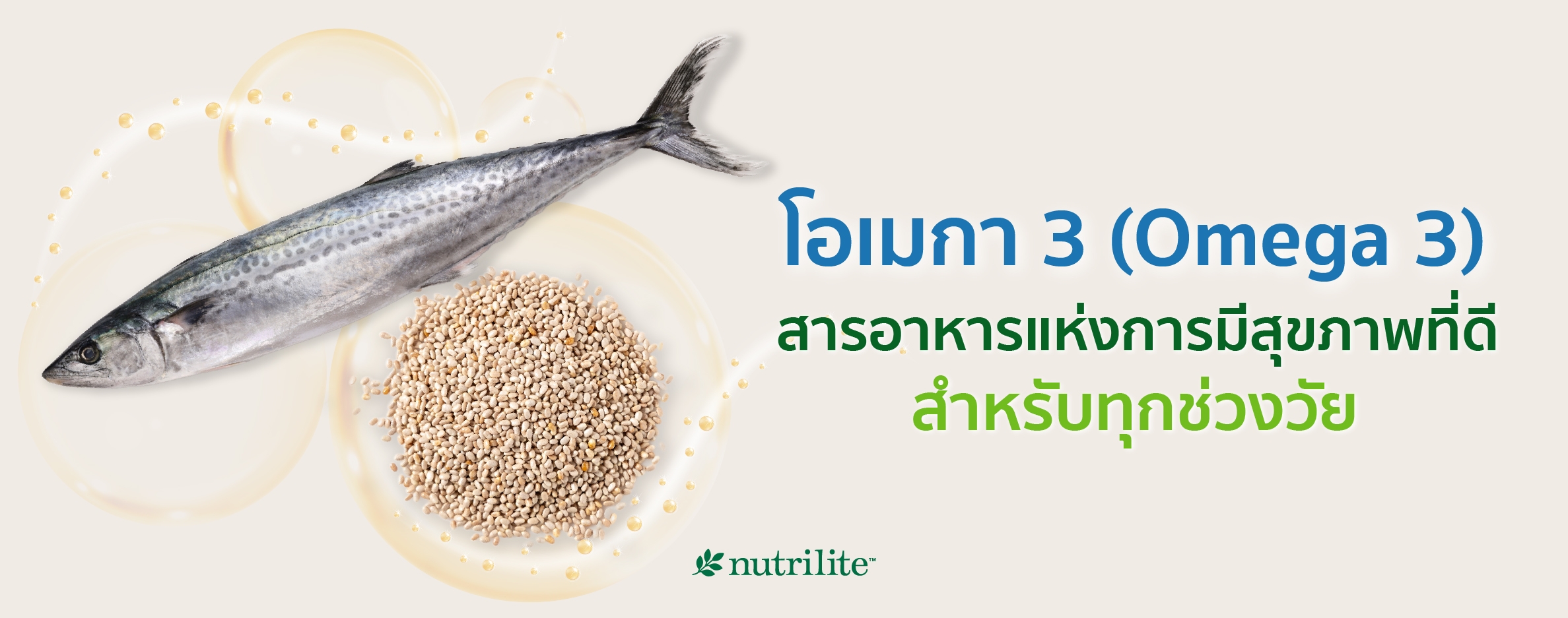 โอเมกา 3 (Omega 3) สารอาหารบำรุงสมองและหัวใจ สำหรับทุกช่วงวัย