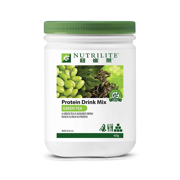 NUTRILITE Protein Drink Mix (Green Tea Flavour) 450g