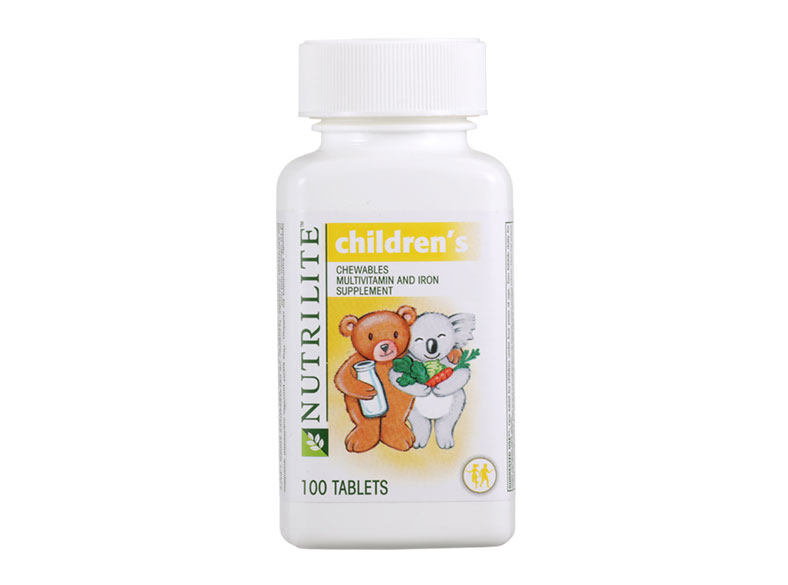 Nutrilite Children Chewables Multivitamin and Iron (100 tab)