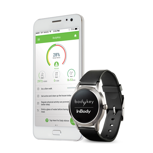 BodyKey Mobile App + InBodyWATCH