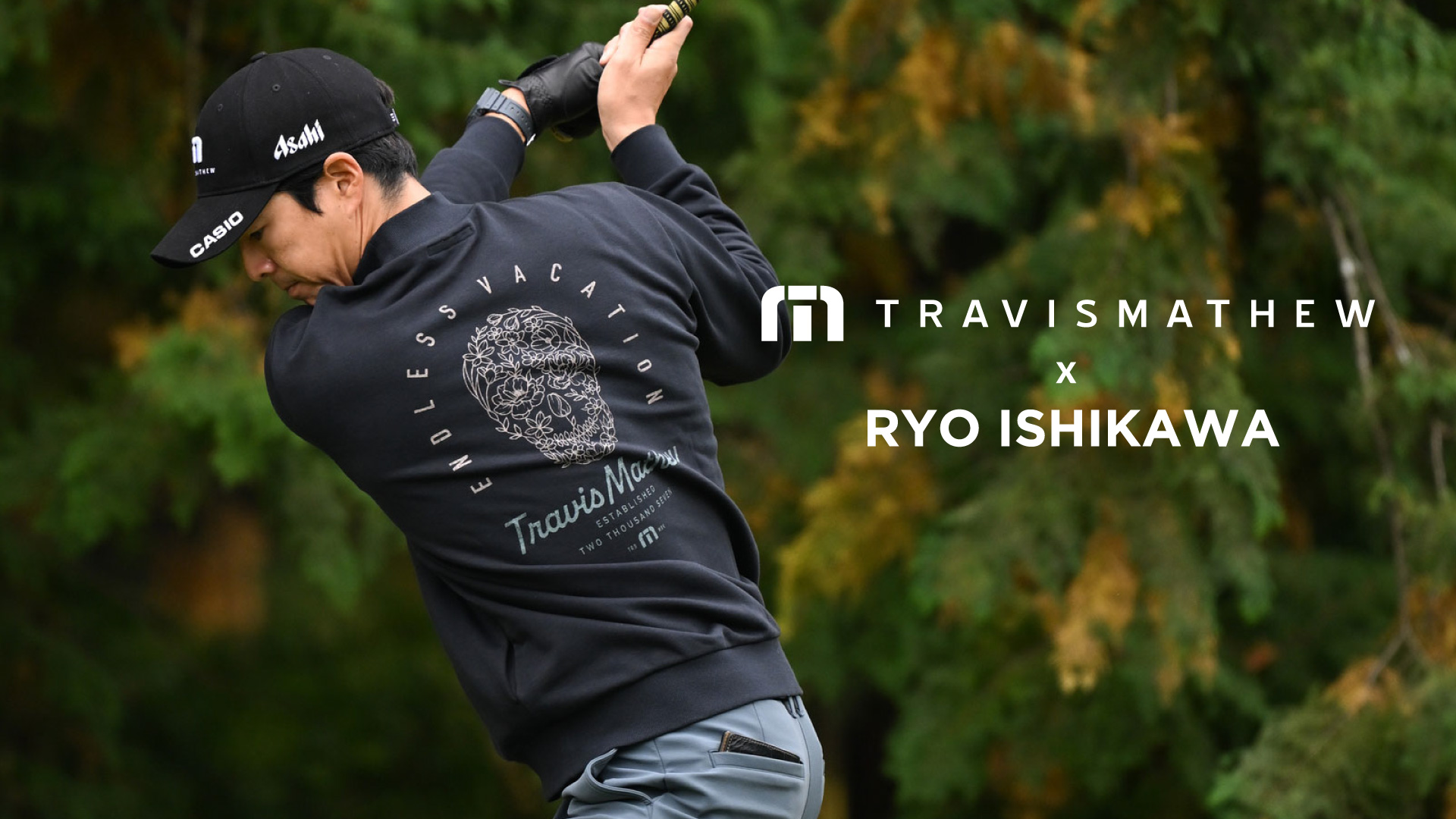 新品未使用、ゴルフウェア　TRAVISMATHEW メッシュ調生地で通気性に優れた、ライトな着心地でつくるシンプル