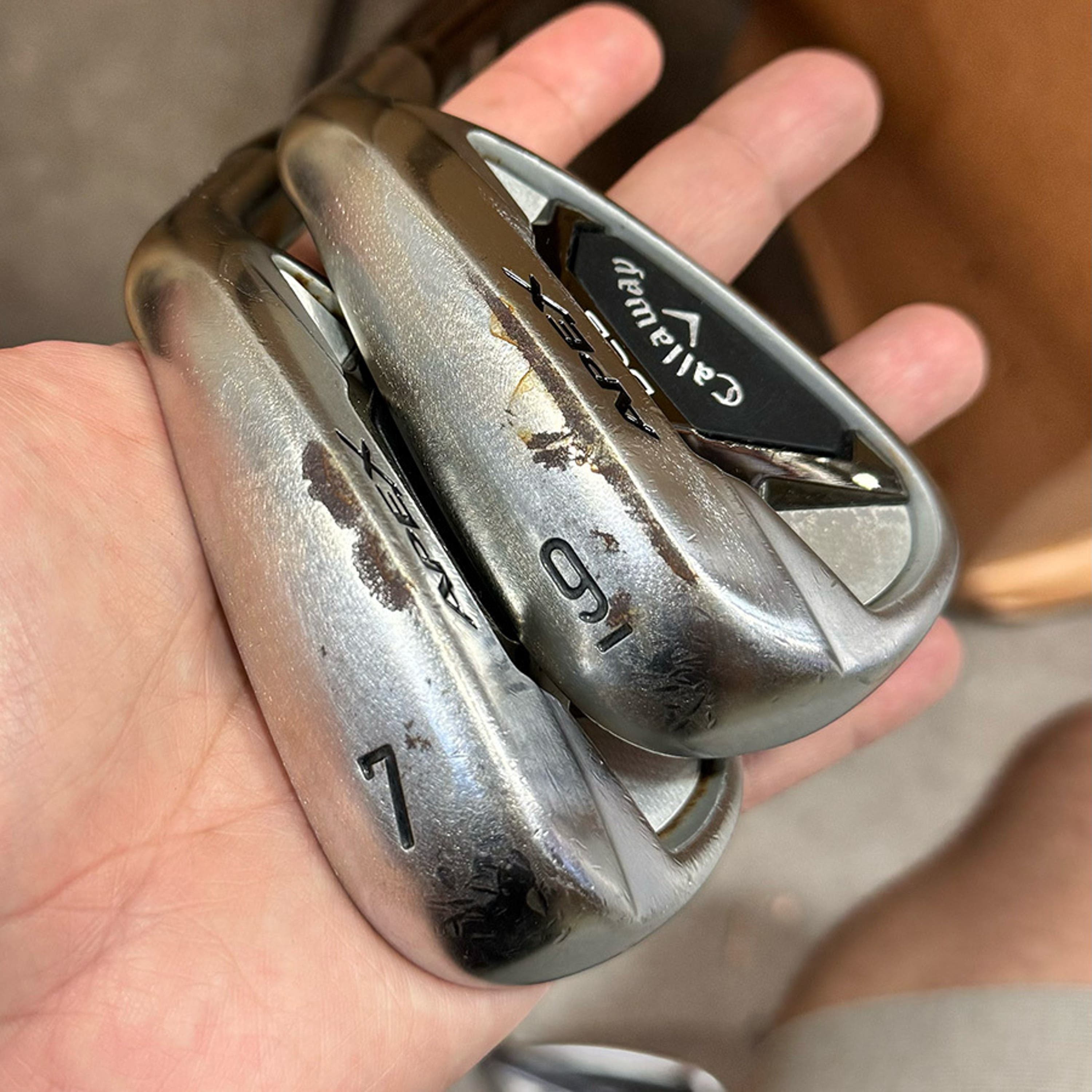 Irons with Rock Chips