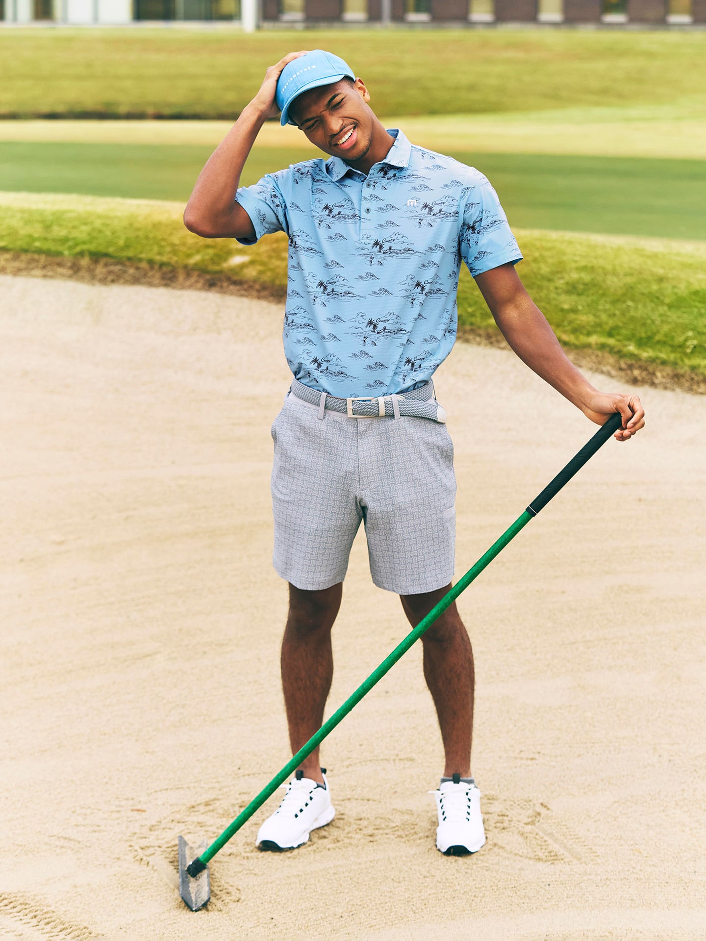 トラヴィスマシュー ゴルフ パーカー ブルー 春物 トラヴィスマシュー（Travis Mathew）（メンズ）ゴルフウェア パーカー