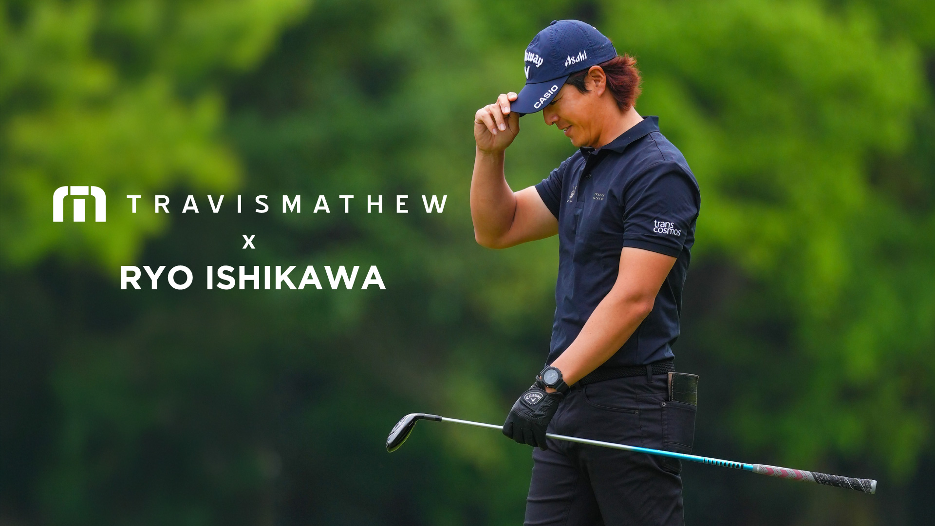 TravisMathewトラビスマシューストレッチシャツキャロウェイLサイズ 