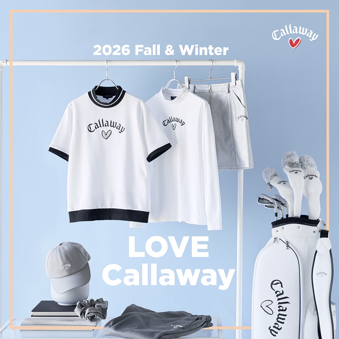 キャロウェイロゴがハートマークになったLOVE Callaway(ラブ