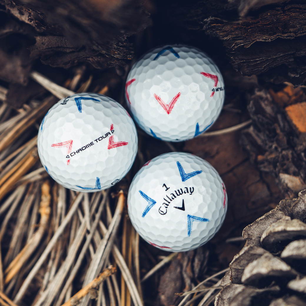 ゴルフボール　キャロウェイ 数量限定】キャロウェイ CHROME TOUR 360° YELLOW STRIPE ゴルフ