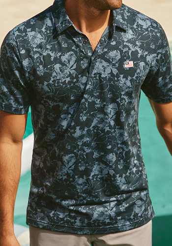 RWBプリント 半袖ポロ(MENS)